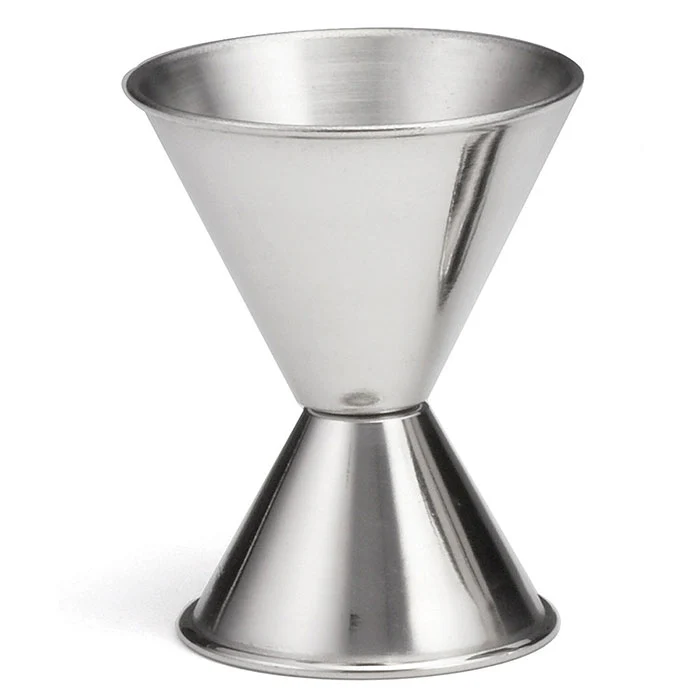 JIGGER DE 1/2 Y 1 OZ DE ACERO INOX 